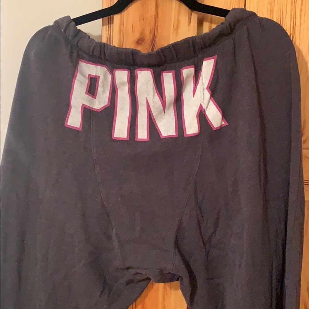 Pink boyfriend sweatpants